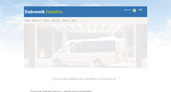 Desktop Screenshot of dubrovnik-transfers.com