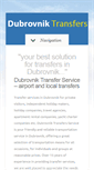 Mobile Screenshot of dubrovnik-transfers.com